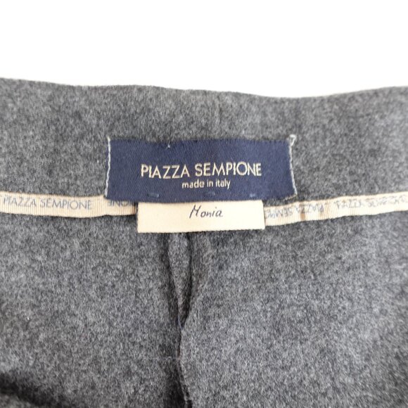 Piazza Sempione Honia Made in Italy Wool Blend Ankle Pants Women's 38x27 Casual - Picture 3 of 10
